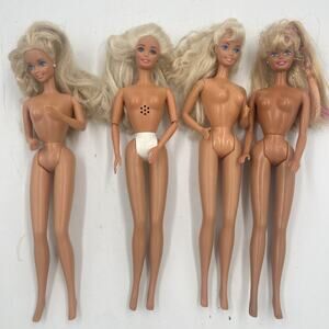 Vintage 1966 Mattel Barbie Doll Lot of 4 Used